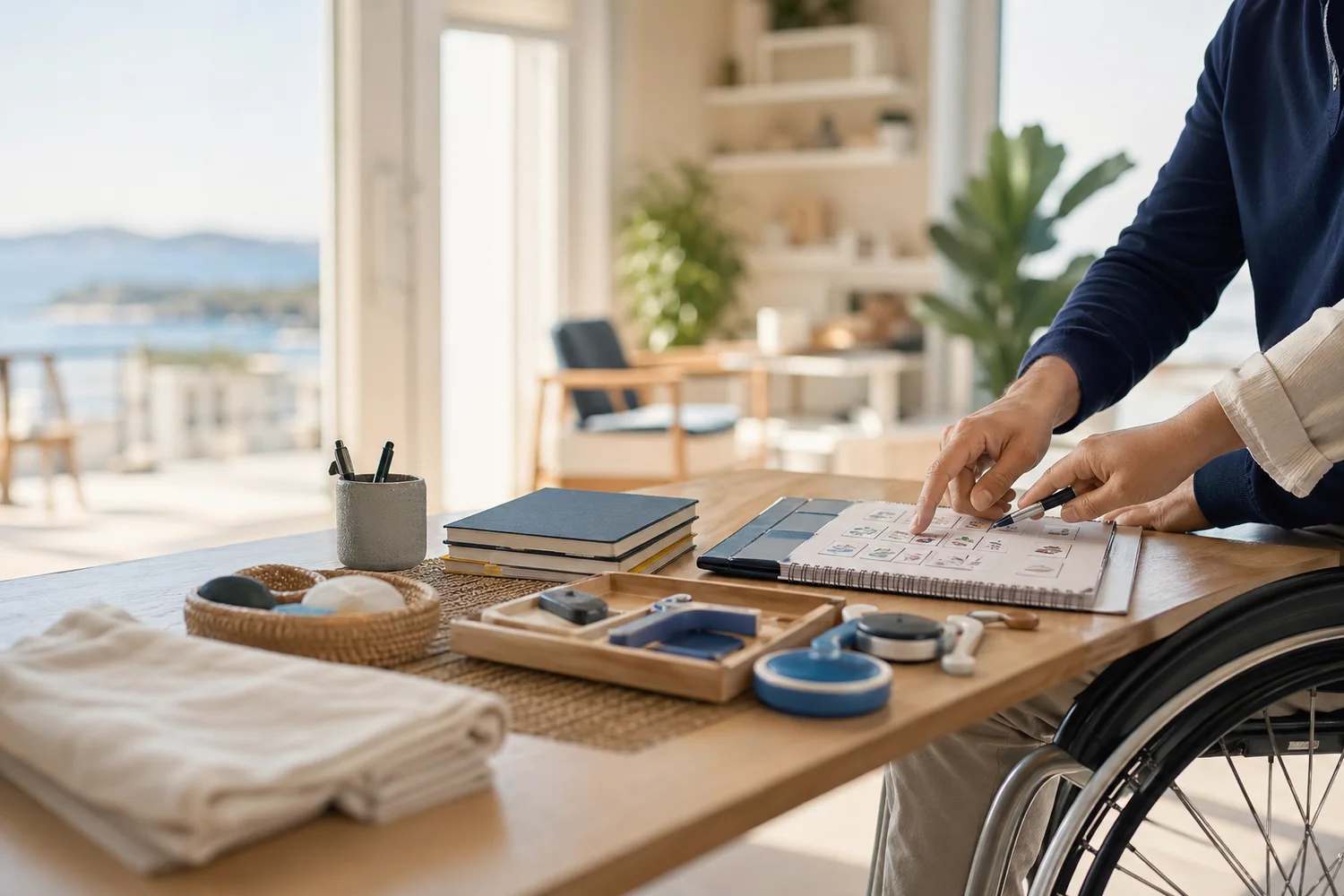 Προσβάσιμος χώρος φροντίδας με εργαλεία καθημερινής υποστήριξης